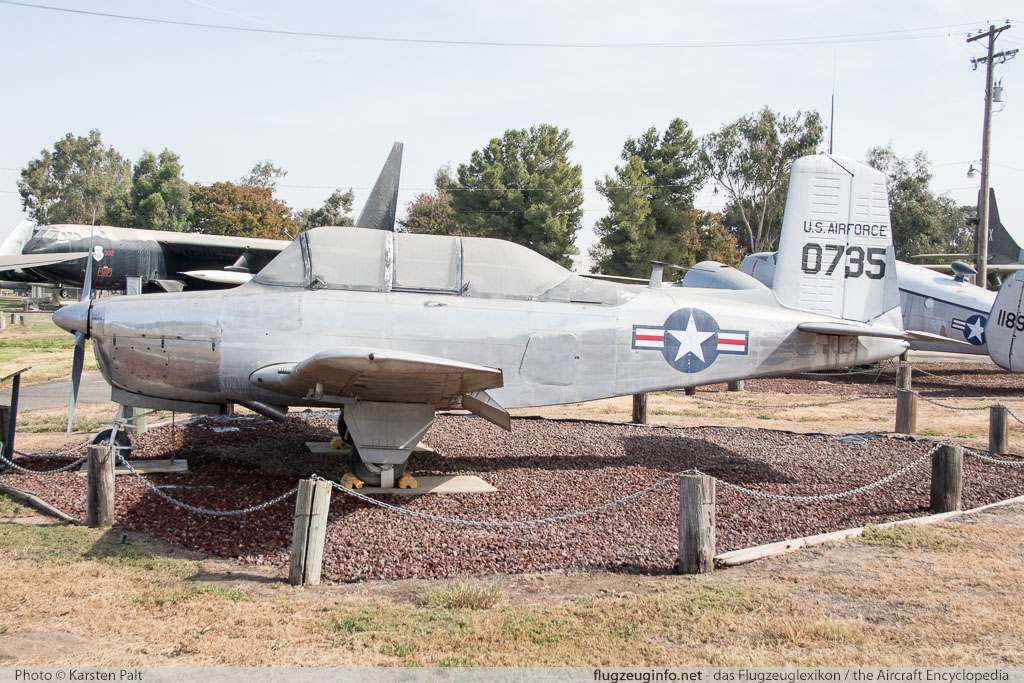 Beech YT-34A Mentor United States Air Force (USAF) 50-0735 G-4 Castle Air Museum Atwater, CA 2016-10-10 � Karsten Palt, ID 13195