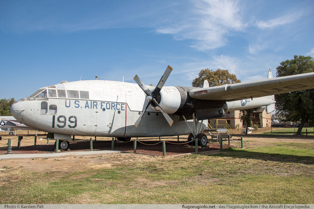 Fairchild C-119C Flying Boxcar United States Air Force (USAF) 49-0199 10436 Castle Air Museum Atwater, CA 2016-10-10 � Karsten Palt, ID 13233 Fairchild C-119C Flying Boxcar United States Air Force (USAF) 49-0199 10436 Castle Air Museum Atwater, CA 2016-10-10 � Karsten Palt, ID 13233