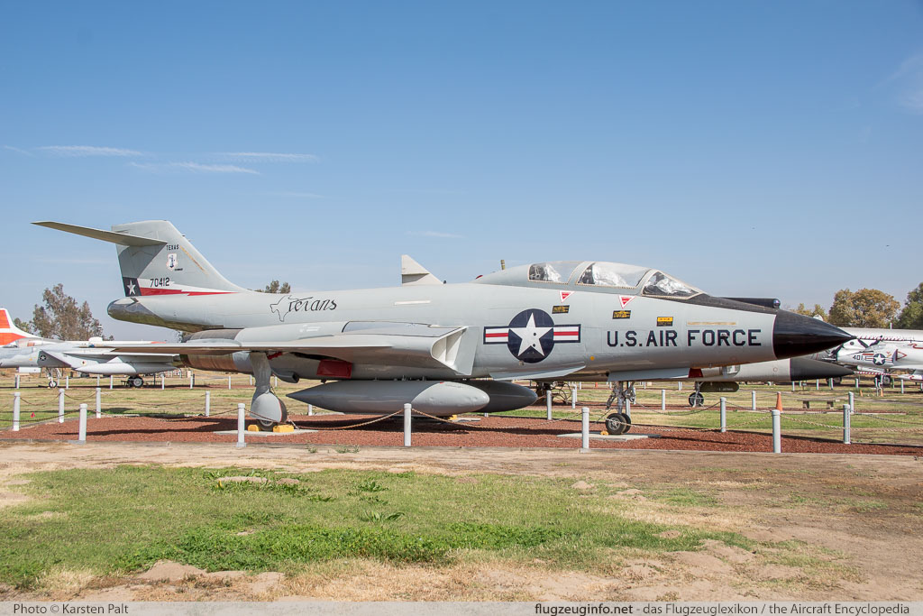 McDonnell F-101B Voodoo United States Air Force (USAF) 57-0412 590 Castle Air Museum Atwater, CA 2016-10-10 � Karsten Palt, ID 13255