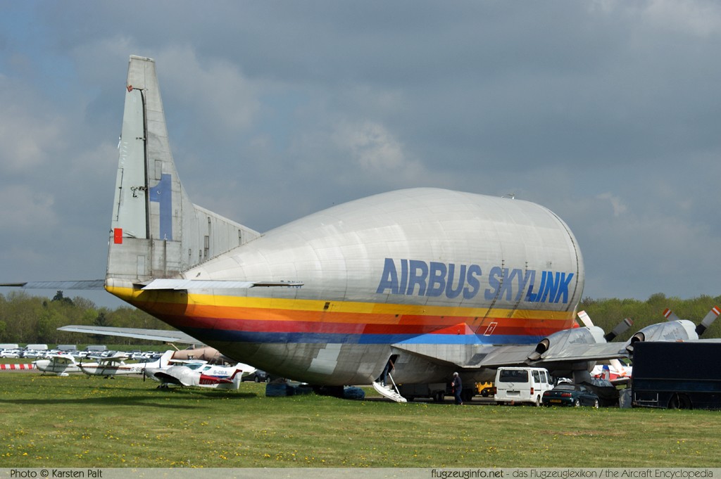 Aero Spacelines B-377SGT Super Guppy Turbine Airbus Skylink F-BTGV 001 Cold War Jets Collection Bruntingthorpe, Leicestershire 2013-05-19 � Karsten Palt, ID 6618 Aero Spacelines B-377SGT Super Guppy Turbine Airbus Skylink F-BTGV 001 Cold War Jets Collection Bruntingthorpe, Leicestershire 2013-05-19 � Karsten Palt, ID 6618