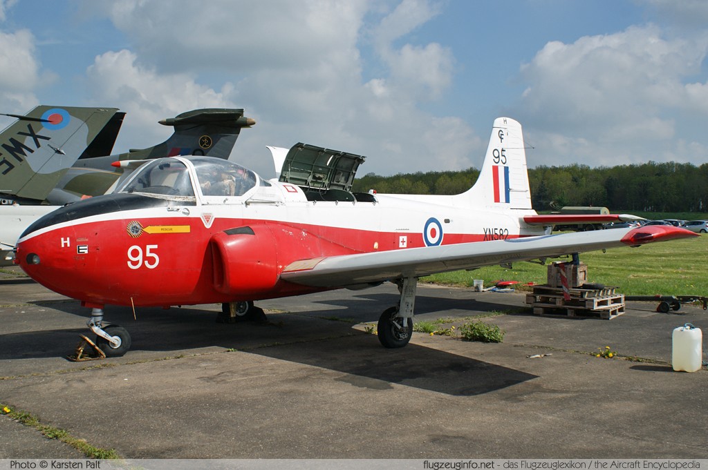 BAC P.84 Jet Provost T3A Royal Air Force XN582 PAC/W/11824 Cold War Jets Collection Bruntingthorpe, Leicestershire 2013-05-19 � Karsten Palt, ID 6641