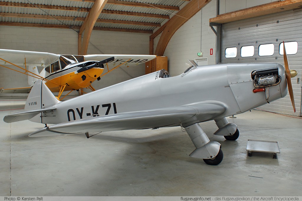 SAI / Skandinavisk Aero Industri KZ I  OY-KZI n/a, Replica Danmarks Flymuseum Stauning 2011-06-30 � Karsten Palt, ID 4342