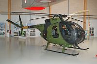 Hughes OH-6A (500M/369HM) Royal Danish Army H-245 24-0245M Danmarks Flymuseum Stauning 2011-06-30, Photo by: Karsten Palt