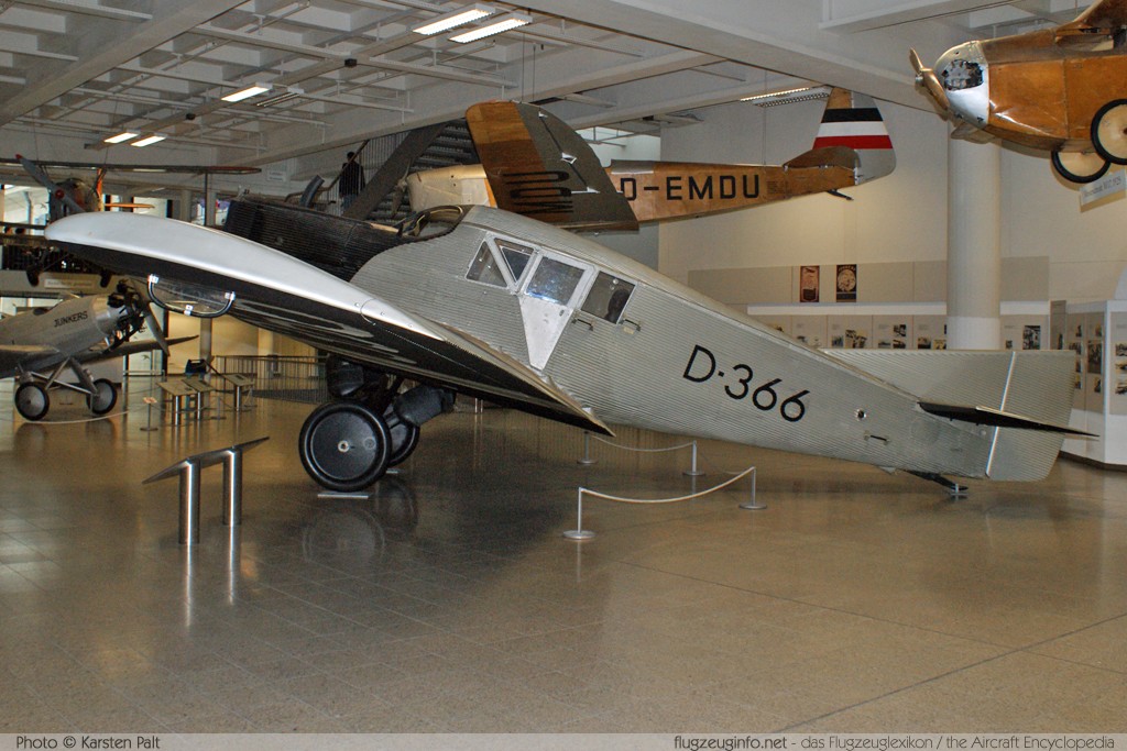Junkers F 13  D-366 2018 Deutsches Museum Munich / München 2010-01-31 ï¿½ Karsten Palt, ID 3144