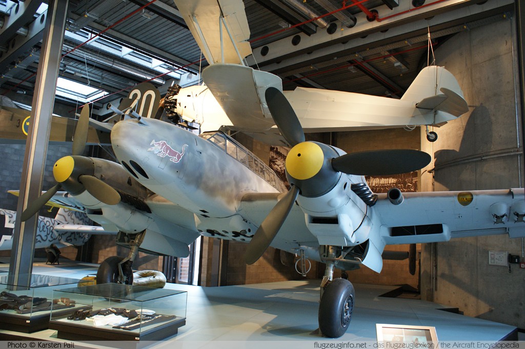 Messerschmitt Bf 110F-2 Luftwaffe (Wehrmacht) LN+NR 5052 Deutsches Technikmuseum Berlin 2012-05-19 � Karsten Palt, ID 5773