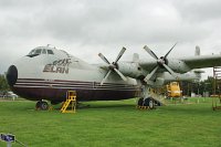 Armstrong Whitworth AW.650 Argosy 101 Elan Overnight Delivery System G-BEOZ 6660 East Midlands Airport Aeropark Castle Donington 2013-09-19, Photo by: Karsten Palt