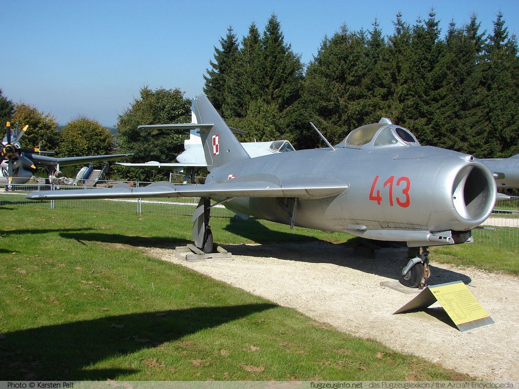 WSK PZL Mielec Lim-6M (Mikoyan Gurevich MiG-17) Polish Air Force 413 1D-0413 Flugausstellung L.+P. Junior Hermeskeil 2008-09-27 � Karsten Palt, ID 1426