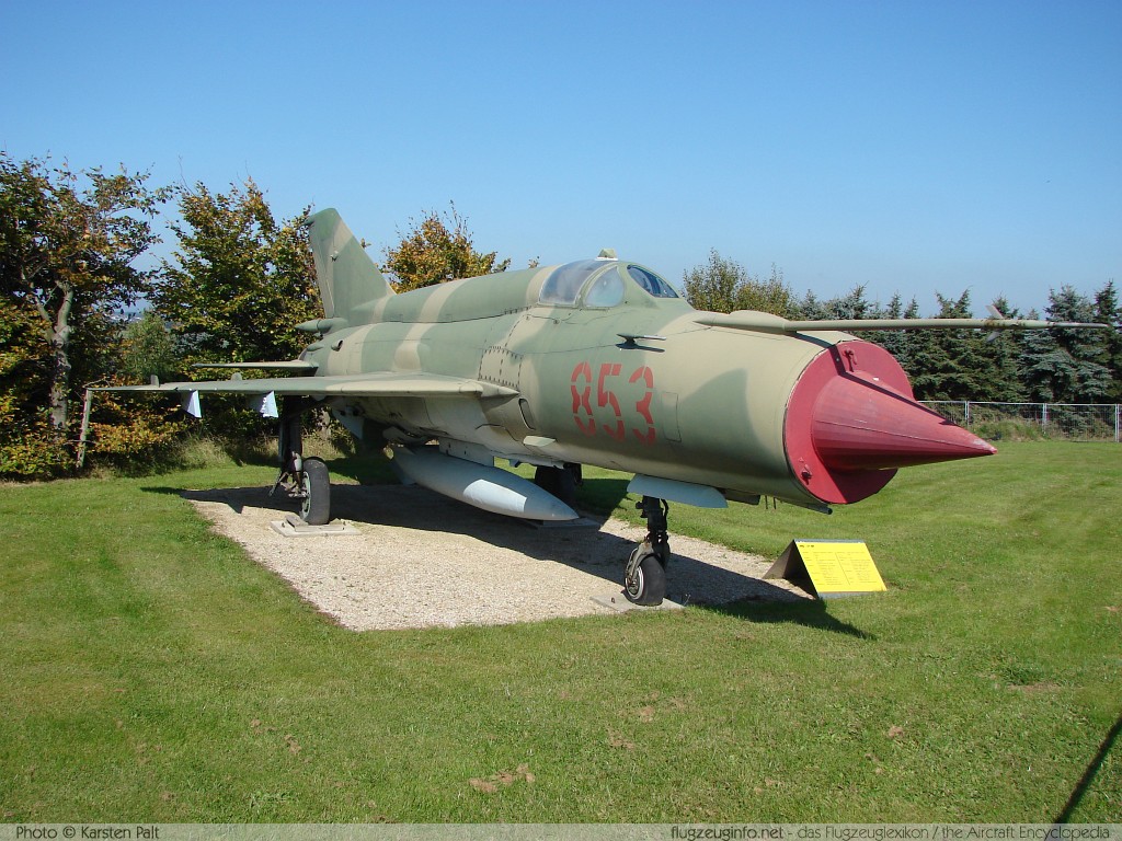 Mikoyan Gurevich MiG-21bis German Air Force / Luftwaffe 24+24 75058015 Flugausstellung L.+P. Junior Hermeskeil 2008-09-27 � Karsten Palt, ID 1416 Mikoyan Gurevich MiG-21bis German Air Force / Luftwaffe 24+24 75058015 Flugausstellung L.+P. Junior Hermeskeil 2008-09-27 � Karsten Palt, ID 1416