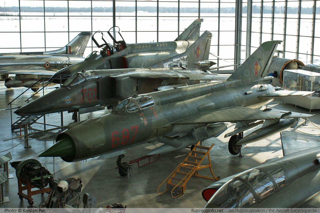 Mikoyan Gurevich MiG-21MF NVA - LSK/LV 687 966215 Flugwerft Schleißheim Oberschleißheim (EDNX) 2010-01-31 ï¿½ Karsten Palt, ID 3187