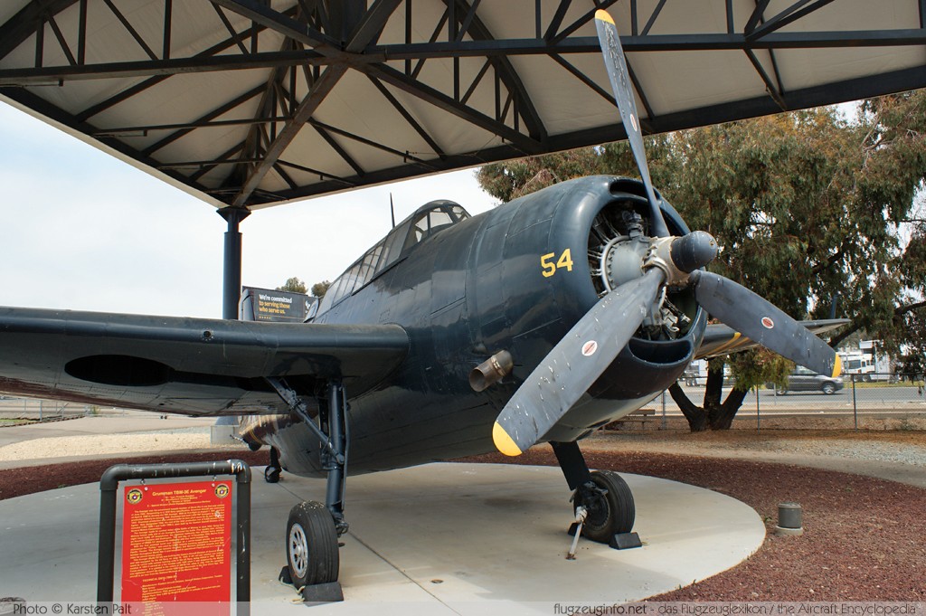 Grumman / Eastern Aircraft TBM-3E Avenger United States Marine Corps (USMC) 53726 3788 Flying Leatherneck Aviation Museum San Diego, CA 2012-06-13 � Karsten Palt, ID 5922 Grumman / Eastern Aircraft TBM-3E Avenger United States Marine Corps (USMC) 53726 3788 Flying Leatherneck Aviation Museum San Diego, CA 2012-06-13 � Karsten Palt, ID 5922
