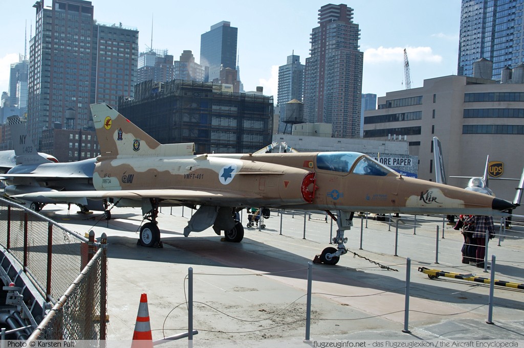 IAI F-21A Kfir Israelian Air Force 999734  Intrepid Air, Space & Sea Museum New York City, NY 2014-03-09 � Karsten Palt, ID 7893
