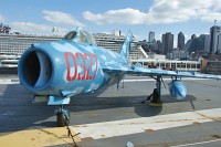Mikoyan Gurevich / WSK PZL-Mielec Lim-5 (MiG-17)  0327  Intrepid Air, Space & Sea Museum New York City, NY 2014-03-09, Photo by: Karsten Palt