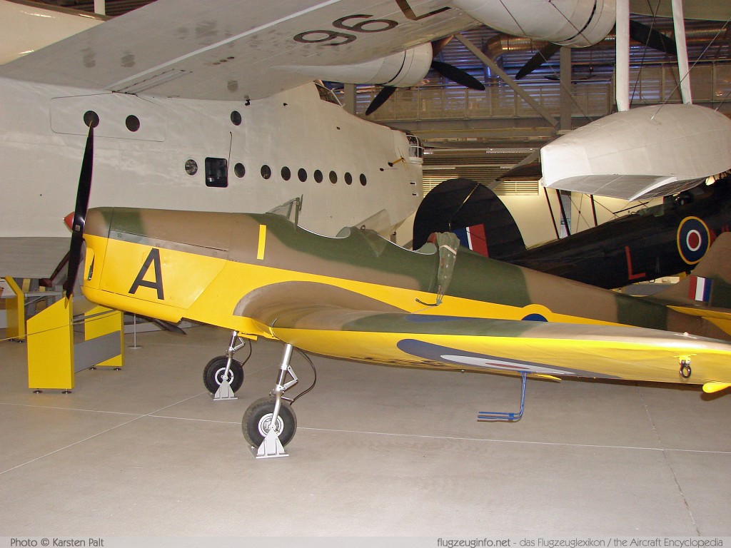 Miles M.14A Hawk Trainer 3  G-AFBS  Imperial War Museum Duxford Aerodrome (EGSU / QFO) 2008-07-16 � Karsten Palt, ID 1214