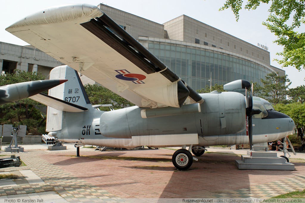 Grumman S-2A Tracker (G-89) Republic of Korea Navy 6707 504 The War Memorial of Korea Seoul 2012-04-29 � Karsten Palt, ID 5594