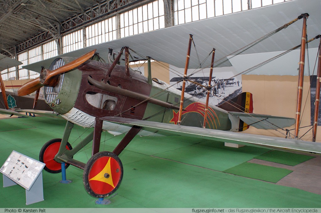 Spad XIII C1 Belgian Air Force SP-49  Koninklijk Legermuseum Brussel 2013-04-01 � Karsten Palt, ID 6572
