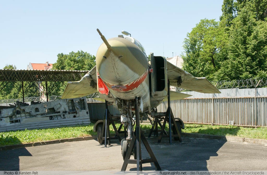 Mikoyan Gurevich MiG-23UB Czech Air Force 7905 A1037905 Letecke Muzeum Kbely Prague 2014-06-08 � Karsten Palt, ID 10534
