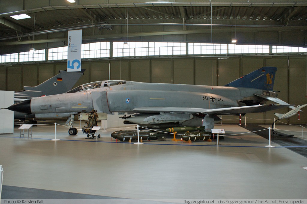 McDonnell F-4F Phantom II German Air Force / Luftwaffe 38+34 4705 Luftwaffenmuseum Berlin - Gatow 2010-06-12 � Karsten Palt, ID 3486