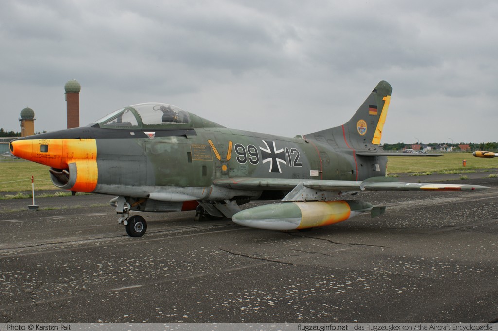 Aeritalia / Fiat G.91R/3 German Air Force / Luftwaffe 99+12 D554 Luftwaffenmuseum Berlin - Gatow 2010-06-12 � Karsten Palt, ID 3513