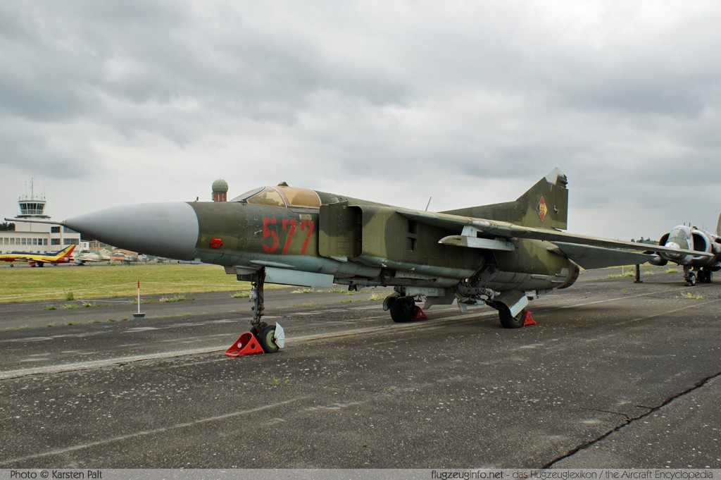 Mikoyan Gurevich MiG-23MF German Air Force / Luftwaffe 20+02 0390213299 Luftwaffenmuseum Berlin - Gatow 2010-06-12 � Karsten Palt, ID 3572 Mikoyan Gurevich MiG-23MF German Air Force / Luftwaffe 20+02 0390213299 Luftwaffenmuseum Berlin - Gatow 2010-06-12 � Karsten Palt, ID 3572