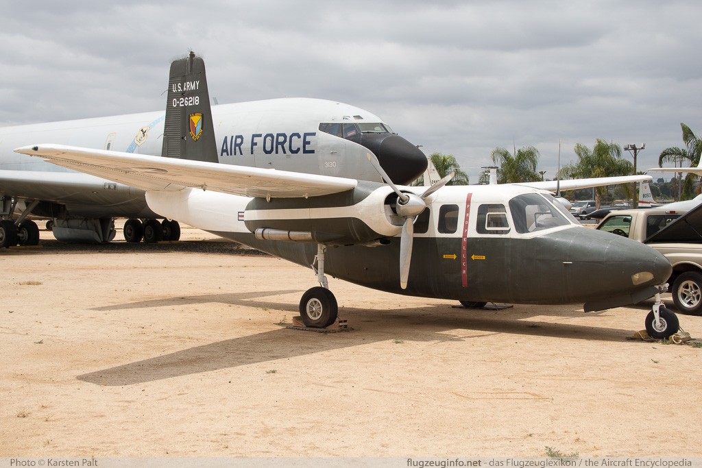 Aero Commander YU-9A Commander (520) United States Army 52-6218 21 March Field Air Museum Riverside, CA 2015-06-04 � Karsten Palt, ID 11246