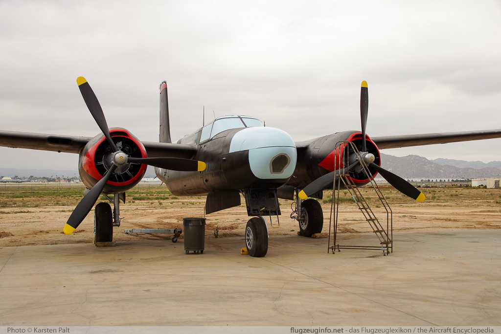 Douglas A-26C Invader United States Air Force (USAF) 44-35224 28503 March Field Air Museum Riverside, CA 2015-06-04 � Karsten Palt, ID 11284 Douglas A-26C Invader United States Air Force (USAF) 44-35224 28503 March Field Air Museum Riverside, CA 2015-06-04 � Karsten Palt, ID 11284