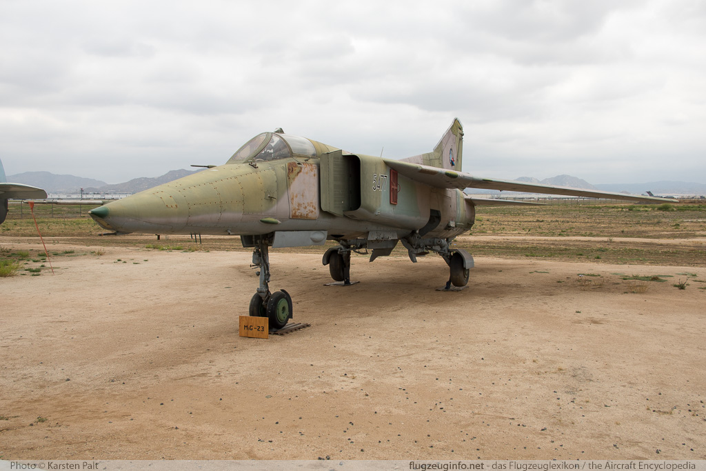 Mikoyan Gurevich MiG-23BN Czech Air Force 5744 0393215744/7841 March Field Air Museum Riverside, CA 2015-06-04 � Karsten Palt, ID 11328