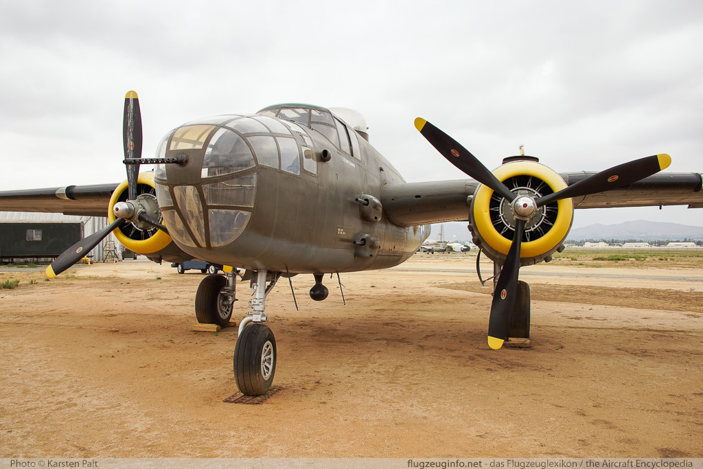 North American B-25J Mitchell United States Army Air Forces (USAAF) 44-31032 108-35357 March Field Air Museum Riverside, CA 2015-06-04 � Karsten Palt, ID 11329