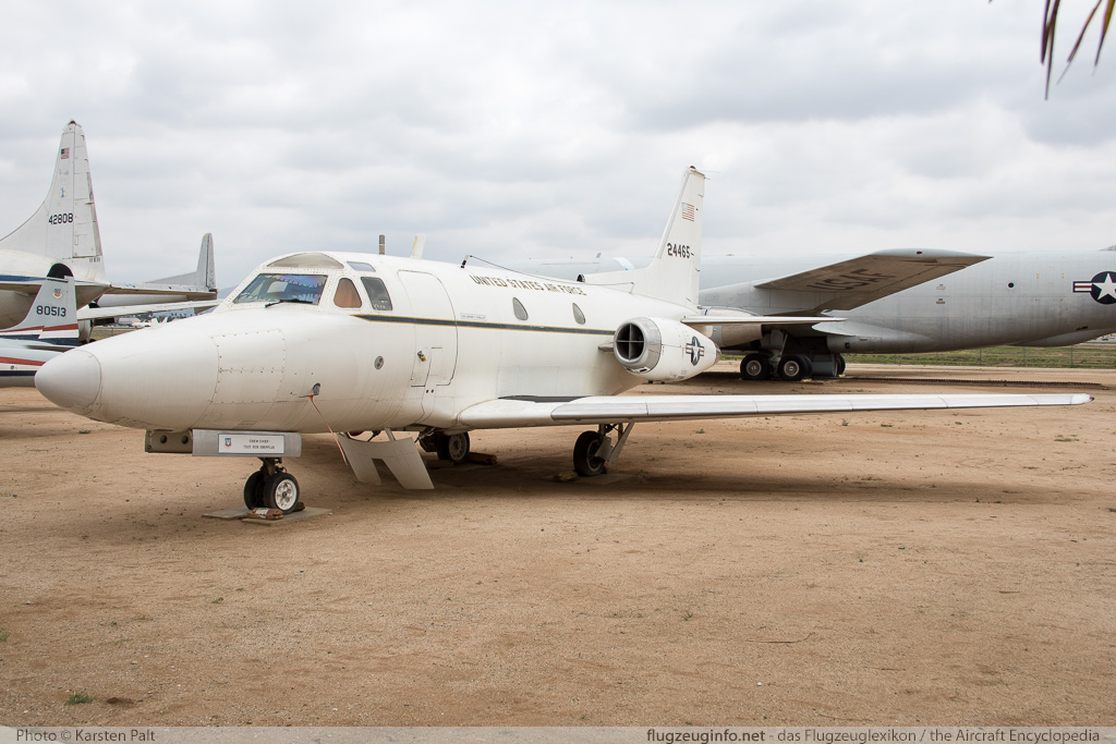 North American CT-39A Sabreliner United States Air Force (USAF) 62-4465 276-18 March Field Air Museum Riverside, CA 2015-06-04 � Karsten Palt, ID 11332 North American CT-39A Sabreliner United States Air Force (USAF) 62-4465 276-18 March Field Air Museum Riverside, CA 2015-06-04 � Karsten Palt, ID 11332