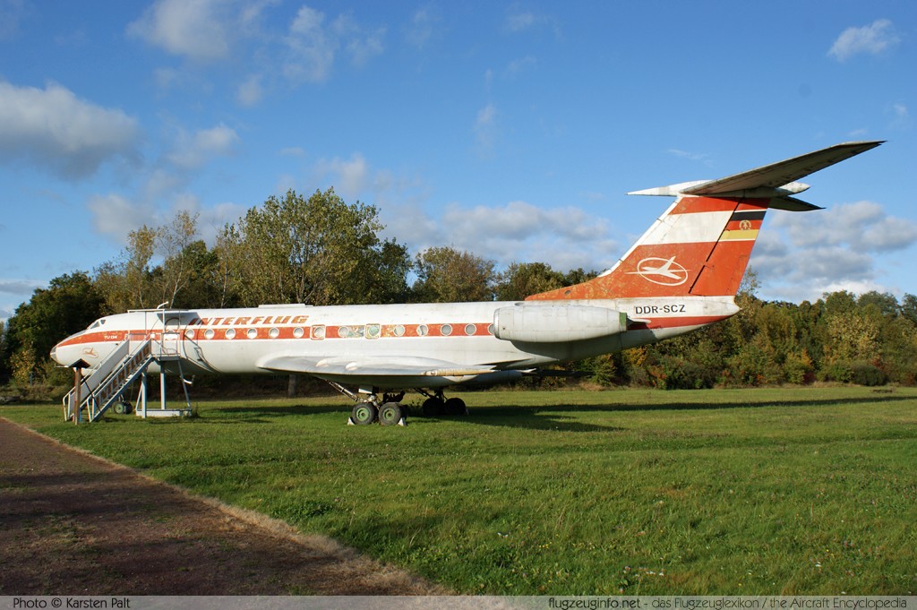 Tupolev Tu-134A Interflug DDR-SCZ 9350913 Luftfahrt- und Technik-Museumspark Merseburg 2011-10-08 � Karsten Palt, ID 4435