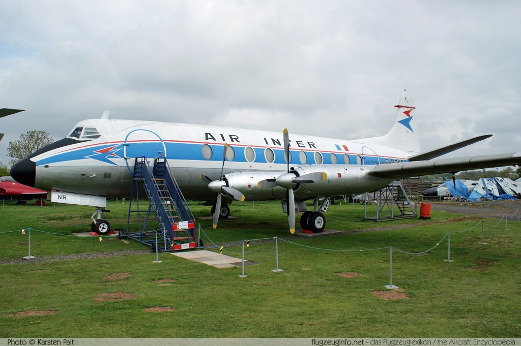 Vickers 708 Viscount Air Inter F-BGNR 35 Midland Air Museum Coventry 2013-05-17 � Karsten Palt, ID 6833