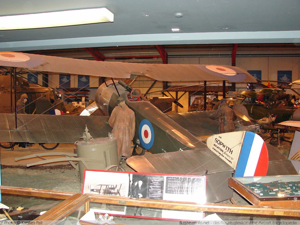 Sopwith Pup Royal Navy Air Service N5195  Museum of Army Flying Middle Wallop, Hampshire 2008-07-07 � Karsten Palt, ID 1001