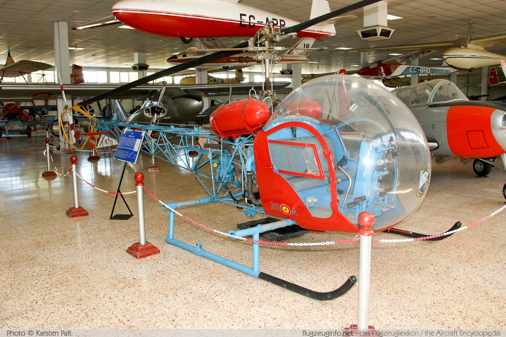 Agusta-Bell AB-47G-2 Spanish Air Force HE.7-13 278 Museo del Aire Madrid 2014-10-23 � Karsten Palt, ID 10595
