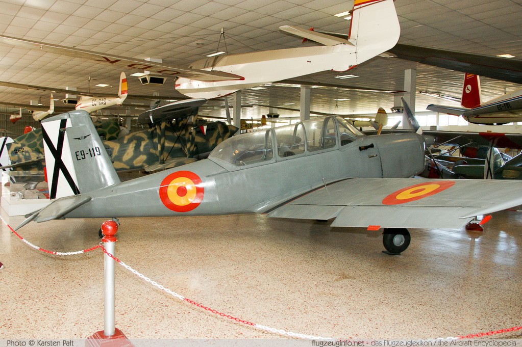 AISA I-115 / E.9 Spanish Air Force E.9-119 119 Museo del Aire Madrid 2014-10-23 � Karsten Palt, ID 10604