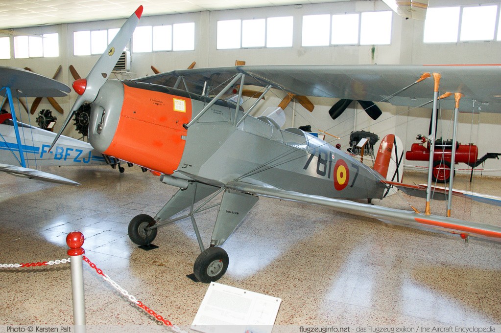 Bücker / CASA Bü-131 Jungmann (CASA I.131E) Spanish Air Force E.3B-565 2182 Museo del Aire Madrid 2014-10-23 ï¿½ Karsten Palt, ID 10640