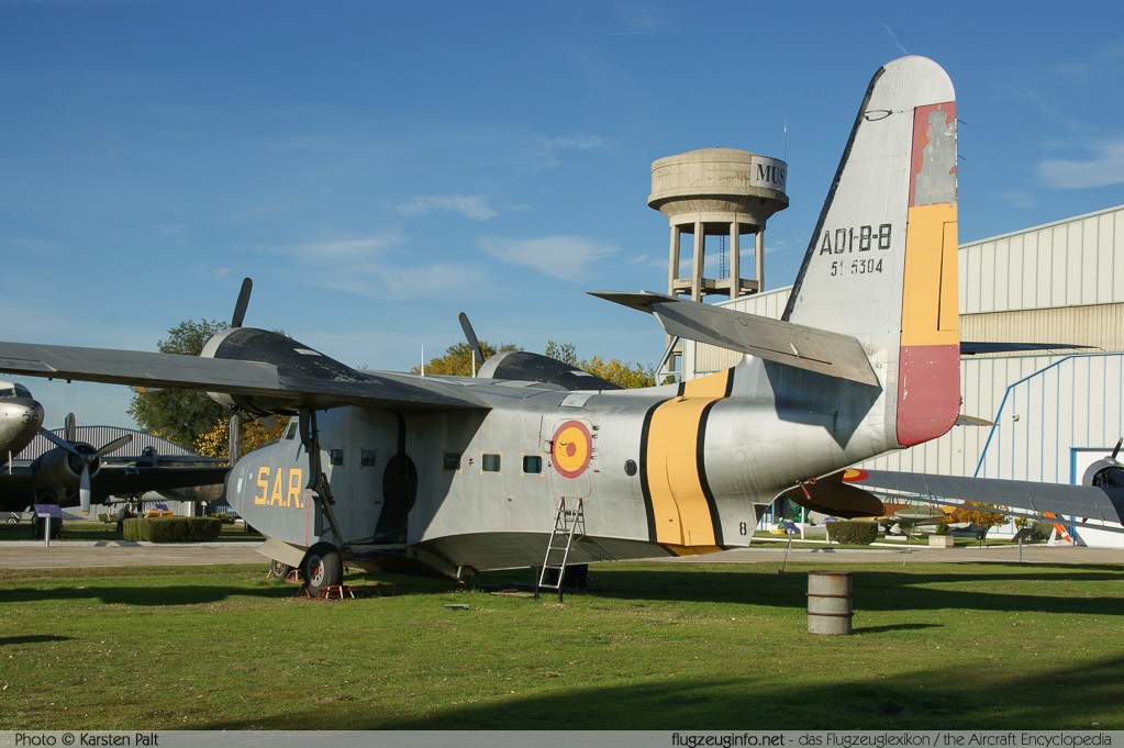 Grumman HU-16B Albatross
 Spanish Air Force AD.1B-8 G.187 Museo del Aire Madrid 2014-10-23 � Karsten Palt, ID 10679