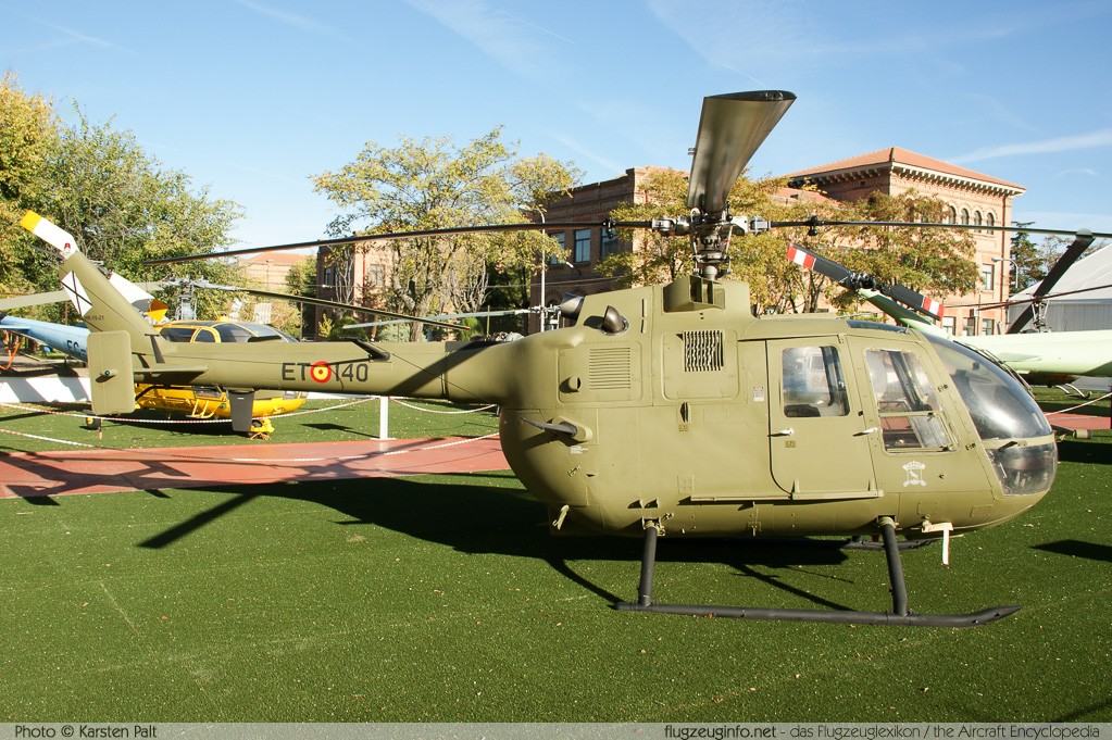 MBB (CASA) Bo 105LOH Spanish Air Force HR.15-21 S4-460 Museo del Aire Madrid 2014-10-23 � Karsten Palt, ID 10701