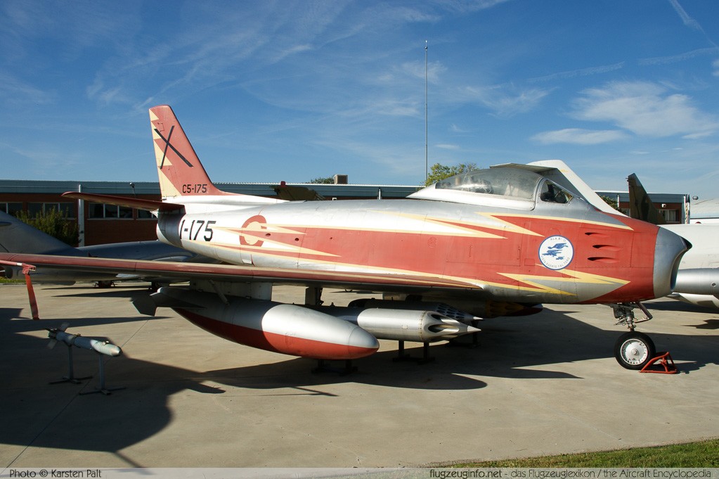 North American F-86F Sabre Spanish Air Force C.5-223 176-381 Museo del Aire Madrid 2014-10-23 � Karsten Palt, ID 10719