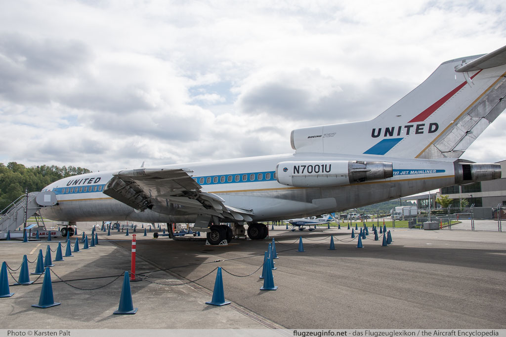 Boeing 727-22 United Airlines N7001U 18293 / 1 Museum of Flight Seattle, WA 2016-04-12 � Karsten Palt, ID 12403
