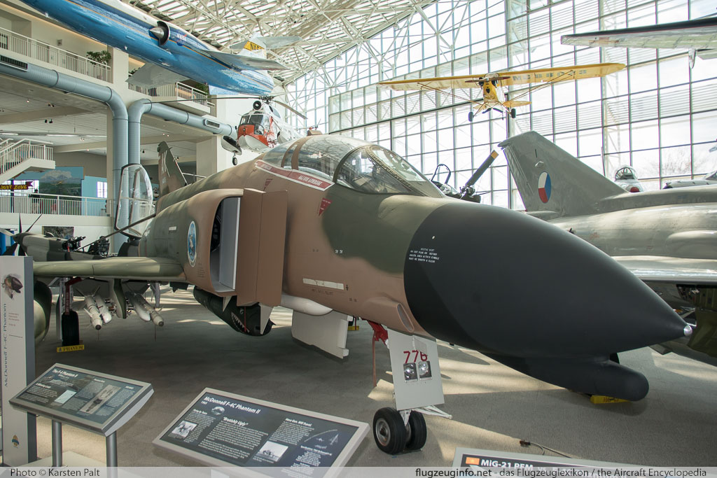 McDonnell F-4C Phantom II United States Air Force (USAF) 64-0776 1079 Museum of Flight Seattle, WA 2016-04-12 � Karsten Palt, ID 12448 McDonnell F-4C Phantom II United States Air Force (USAF) 64-0776 1079 Museum of Flight Seattle, WA 2016-04-12 � Karsten Palt, ID 12448