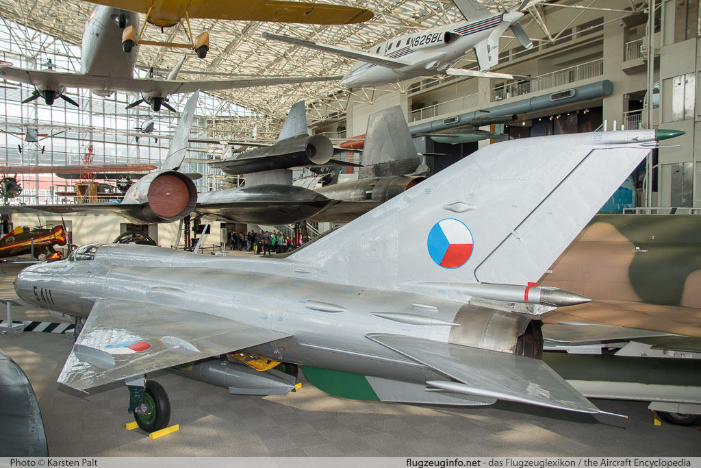 Mikoyan Gurevich MiG-21PFM Czech Air Force 5411 94A5411 Museum of Flight Seattle, WA 2016-04-12 � Karsten Palt, ID 12453 Mikoyan Gurevich MiG-21PFM Czech Air Force 5411 94A5411 Museum of Flight Seattle, WA 2016-04-12 � Karsten Palt, ID 12453