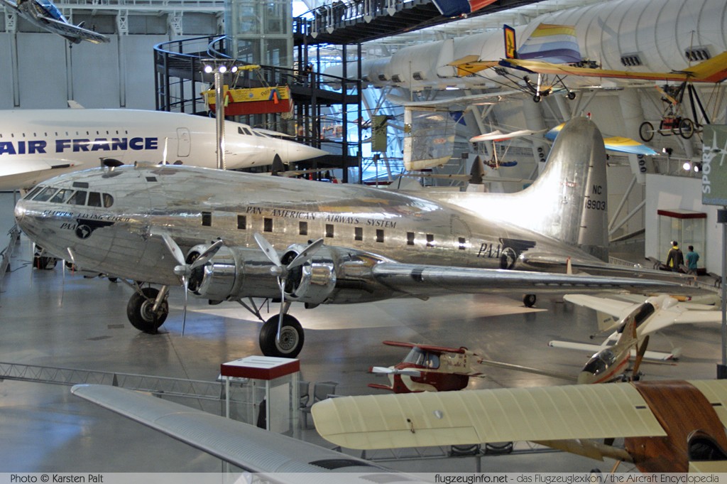 Boeing 307B Stratoliner Pan American Airways System - PAA NC19903 2003 NASM Udvar Hazy Center Chantilly, VA 2014-05-28 � Karsten Palt, ID 10224 Boeing 307B Stratoliner Pan American Airways System - PAA NC19903 2003 NASM Udvar Hazy Center Chantilly, VA 2014-05-28 � Karsten Palt, ID 10224