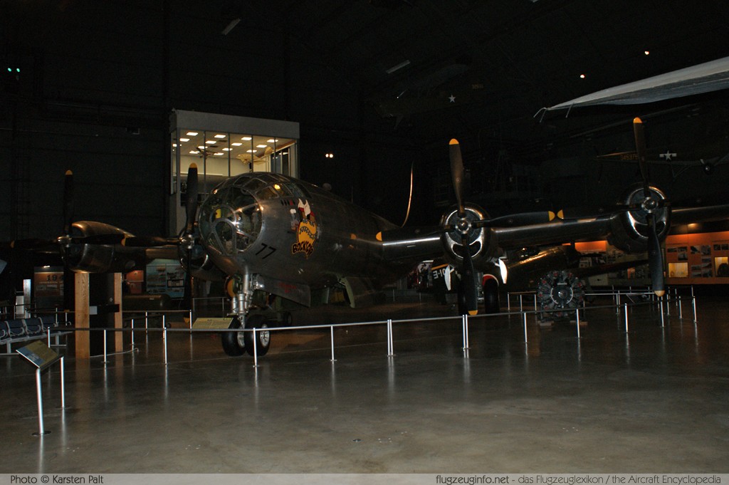 Boeing B-29 Superfortress United States Army Air Forces (USAAF) 44-27297 3615 National Museum of the United States Air Force Dayton, Ohio / USA (Wright-Patterson AFB) 2012-01-11 � Karsten Palt, ID 5345 Boeing B-29 Superfortress United States Army Air Forces (USAAF) 44-27297 3615 National Museum of the United States Air Force Dayton, Ohio / USA (Wright-Patterson AFB) 2012-01-11 � Karsten Palt, ID 5345