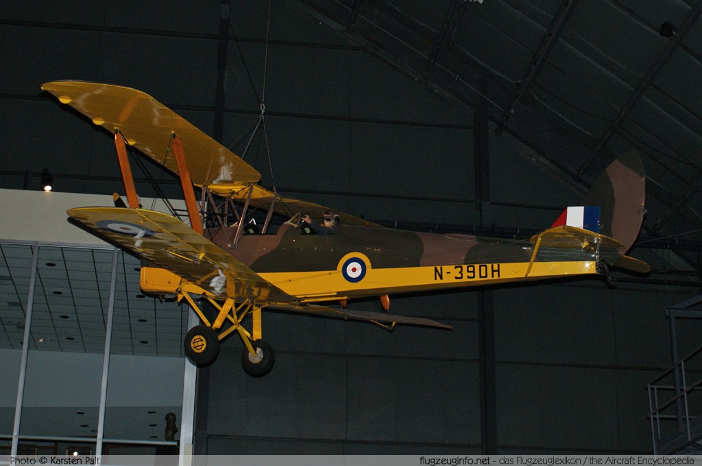 De Havilland DH 82A Tiger Moth II  N39DH 85674 National Museum of the United States Air Force Dayton, Ohio / USA (Wright-Patterson AFB) 2012-01-11 � Karsten Palt, ID 5386