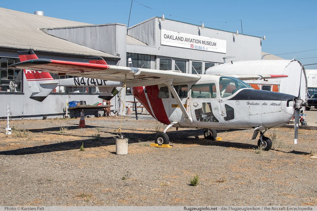 Cessna O-2A (M337B) Super Skymaster California Department of Forestry N474DF 337M0318 Oakland Aviation Museum Oakland, CA 2016-10-09 � Karsten Palt, ID 13164