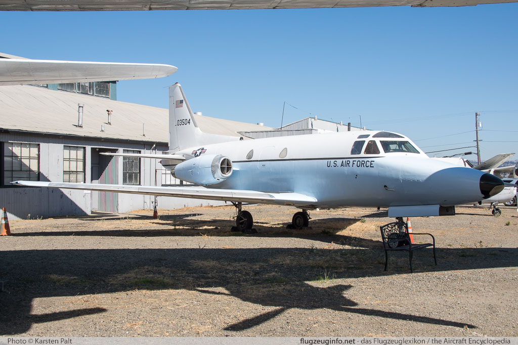 North American CT-39A Sabreliner United States Air Force (USAF) 60-3504 265-32 Oakland Aviation Museum Oakland, CA 2016-10-09 � Karsten Palt, ID 13183