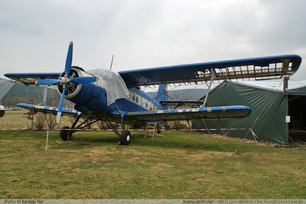 Antonov / Antonow An-2 SP-AOG 1G148-07 Luftfahrtmuseum Manfred Pflumm Schwenningen (EDTS) 2009-04-04 � Karsten Palt, ID 1961 Antonov / Antonow An-2 SP-AOG 1G148-07 Luftfahrtmuseum Manfred Pflumm Schwenningen (EDTS) 2009-04-04 � Karsten Palt, ID 1961