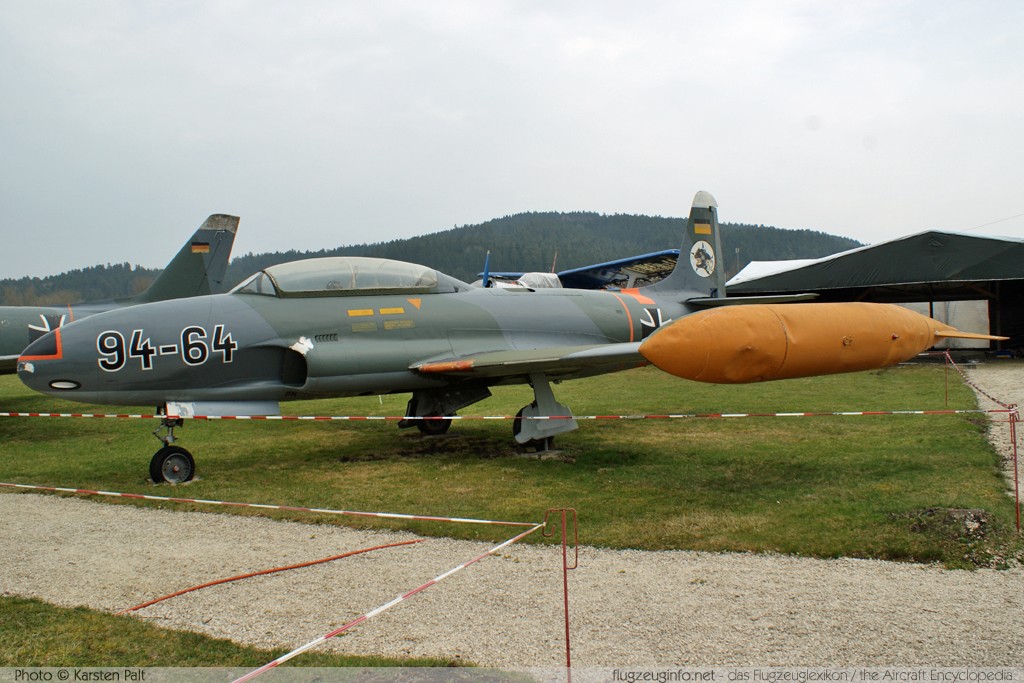 Lockheed T-33A-1-LO German Air Force / Luftwaffe 94+64 580-9152 Luftfahrtmuseum Manfred Pflumm Schwenningen (EDTS) 2009-04-04 � Karsten Palt, ID 1867