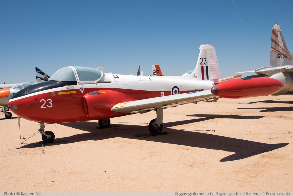 BAC P.84 Jet Provost T3A Royal Air Force XM464 PAC/W/9272 Pima Air and Space Museum Tucson, AZ 2015-06-03 � Karsten Palt, ID 10875