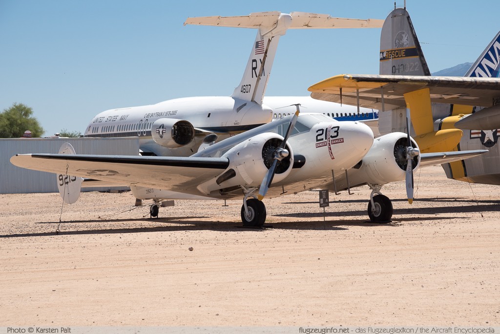 Beech UC-45J Expeditor United States Navy 39213 4297 Pima Air and Space Museum Tucson, AZ 2015-06-03 � Karsten Palt, ID 10893