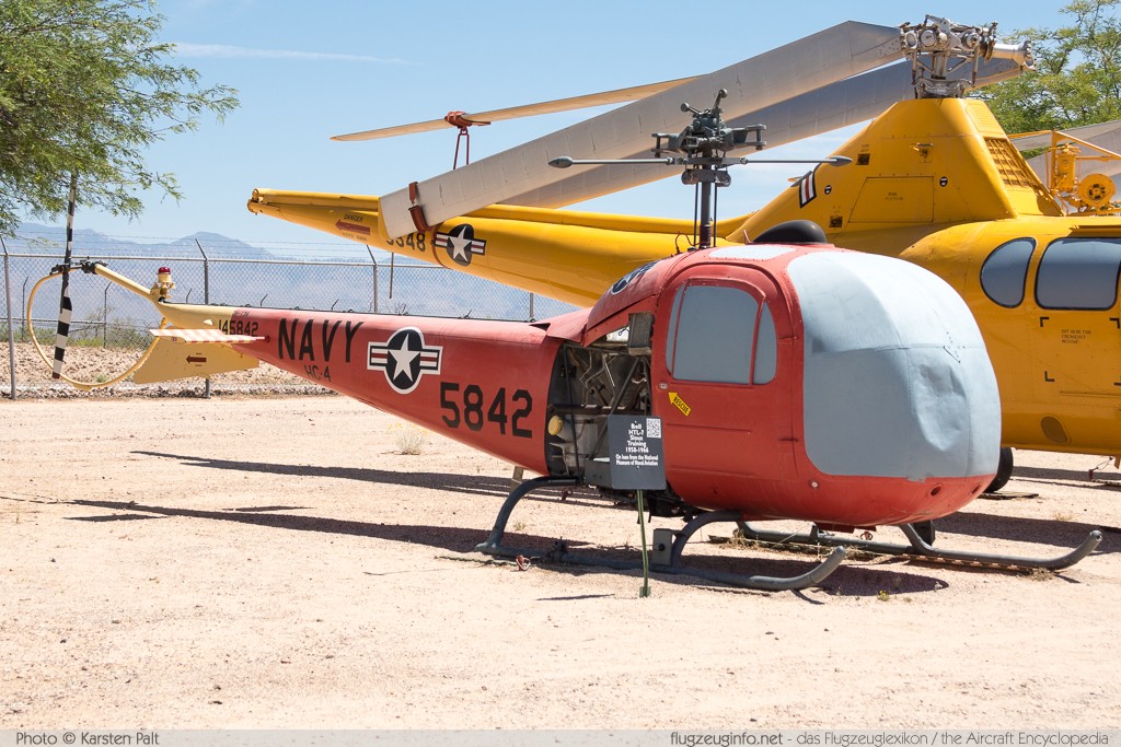 Bell Helicopter HTL-7 / TH-13N Sioux United States Navy 145842 2119 Pima Air and Space Museum Tucson, AZ 2015-06-03 � Karsten Palt, ID 10899